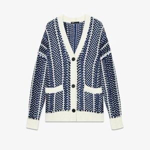 Maje Malou Chunky Knit Cardigan
